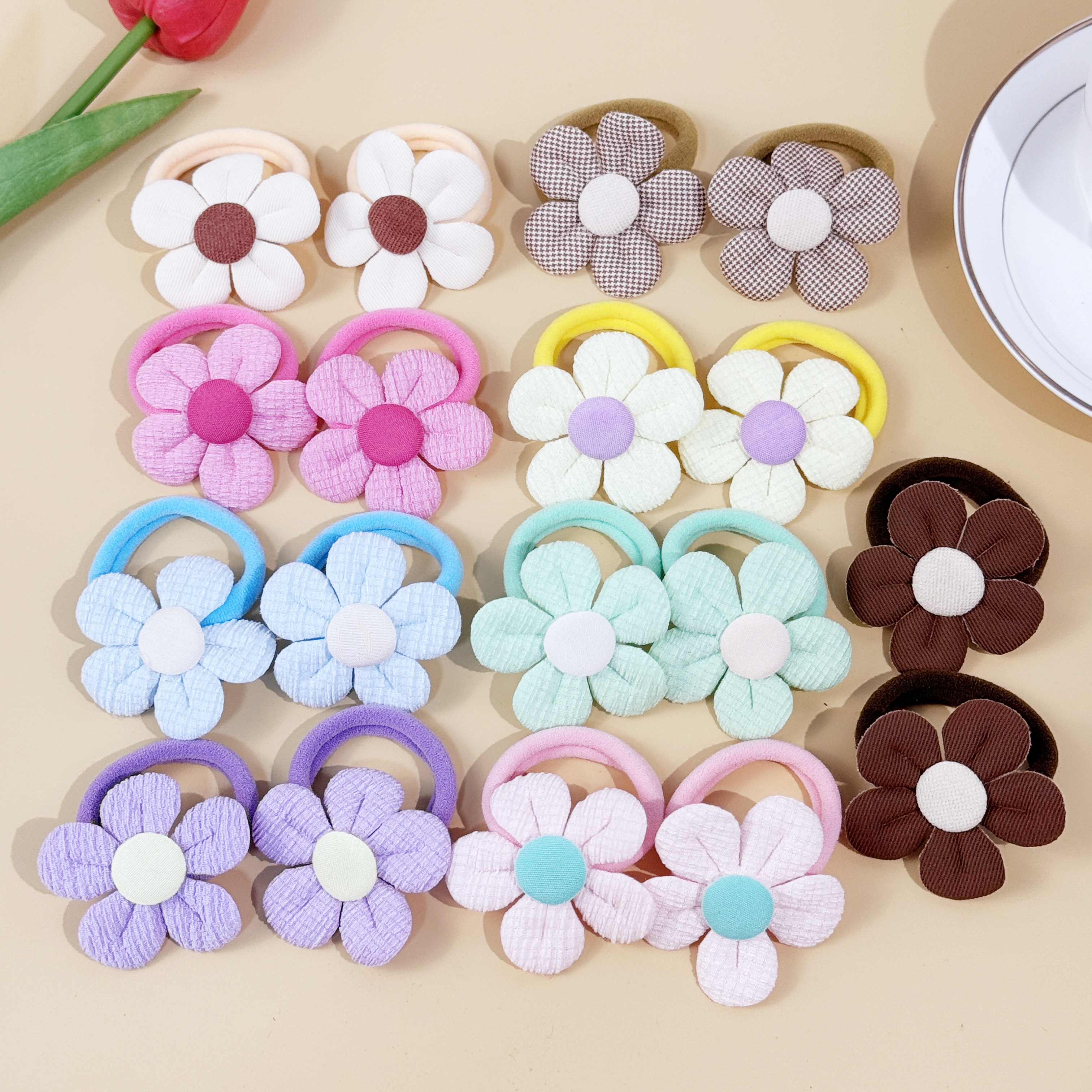 18pcs Sunflower Hair Ties Kids - Travel Accessories With Kids recensione e prezzo