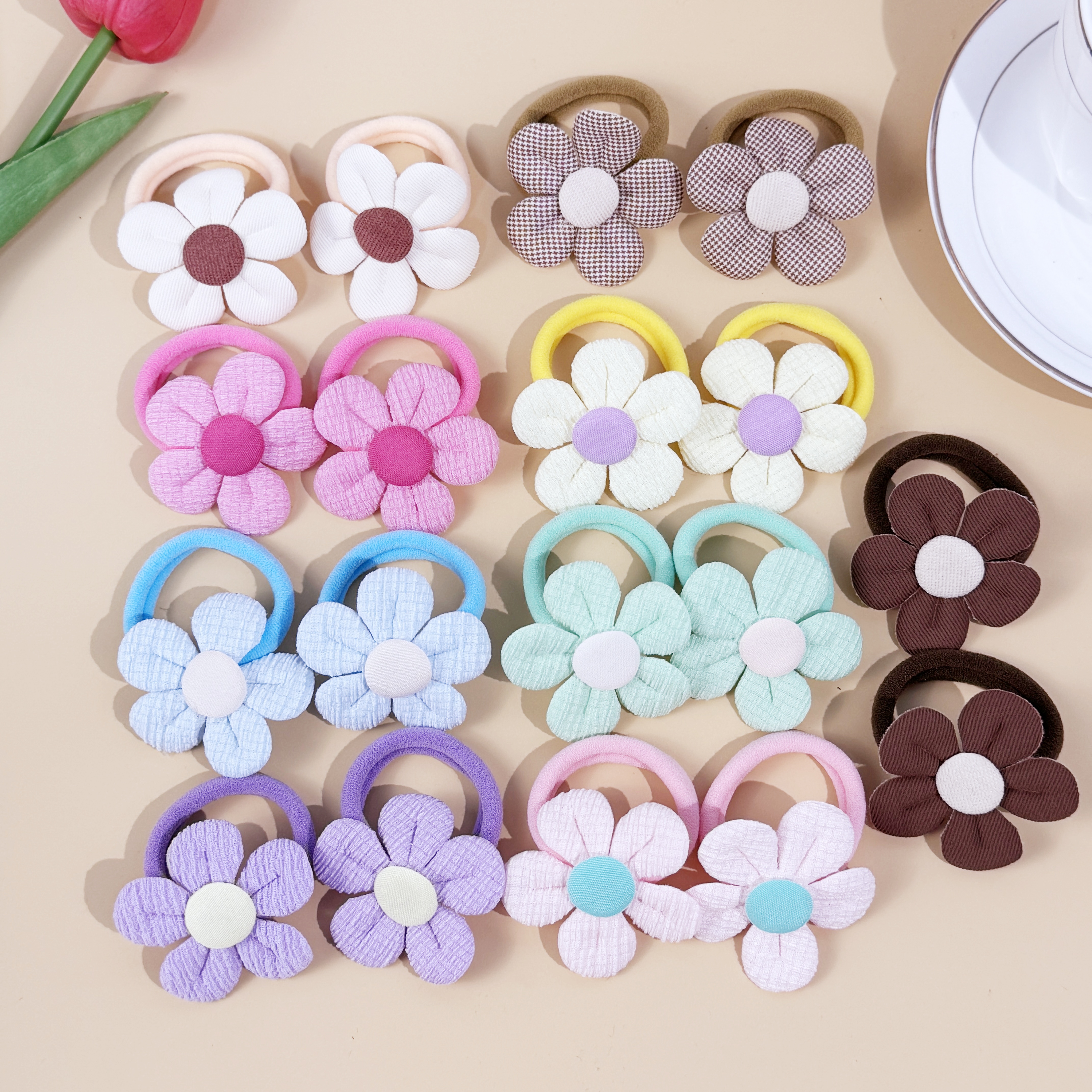 18pcs Sunflower Hair Ties Kids - Travel Accessories With Kids recensione e prezzo