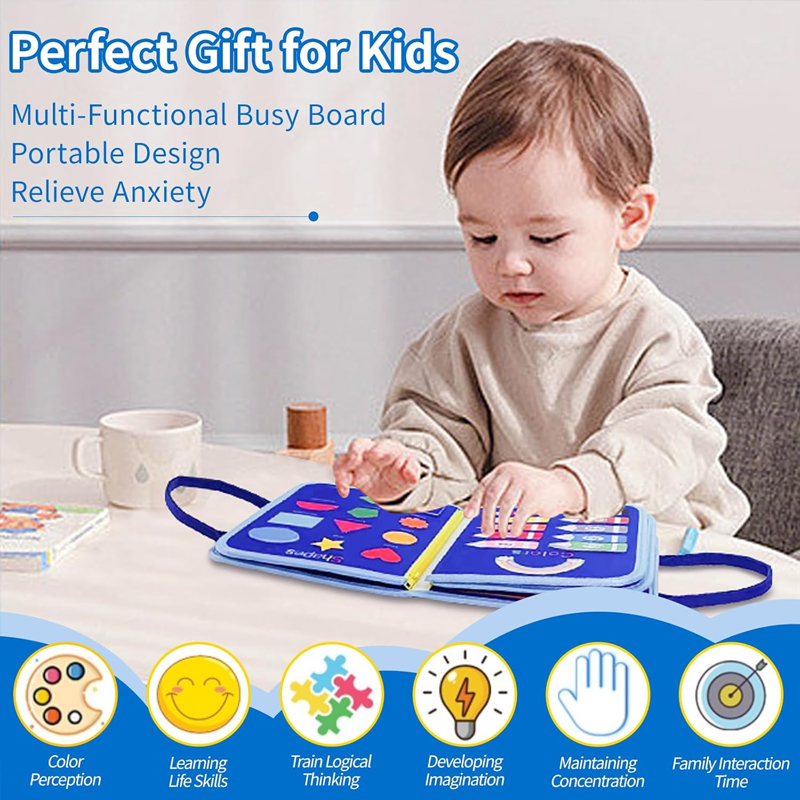 New Busy Board for Toddlers Se - Travel Accessories With Toddler recensione e prezzo