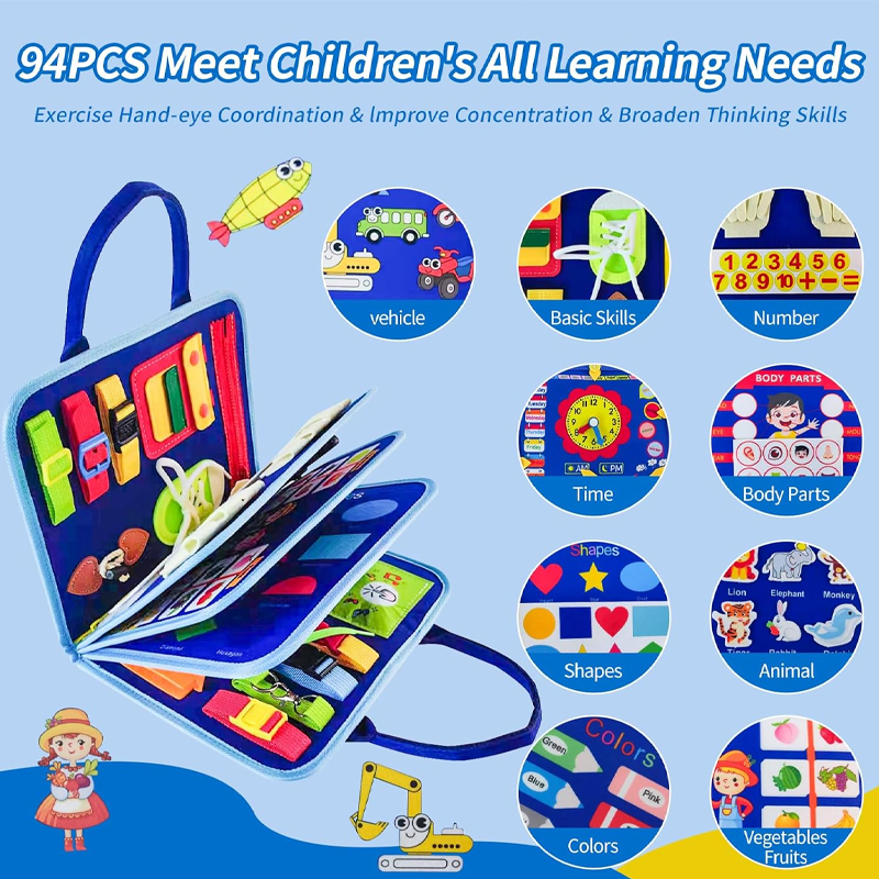 New Busy Board for Toddlers Se - Travel Accessories With Toddler recensione e prezzo