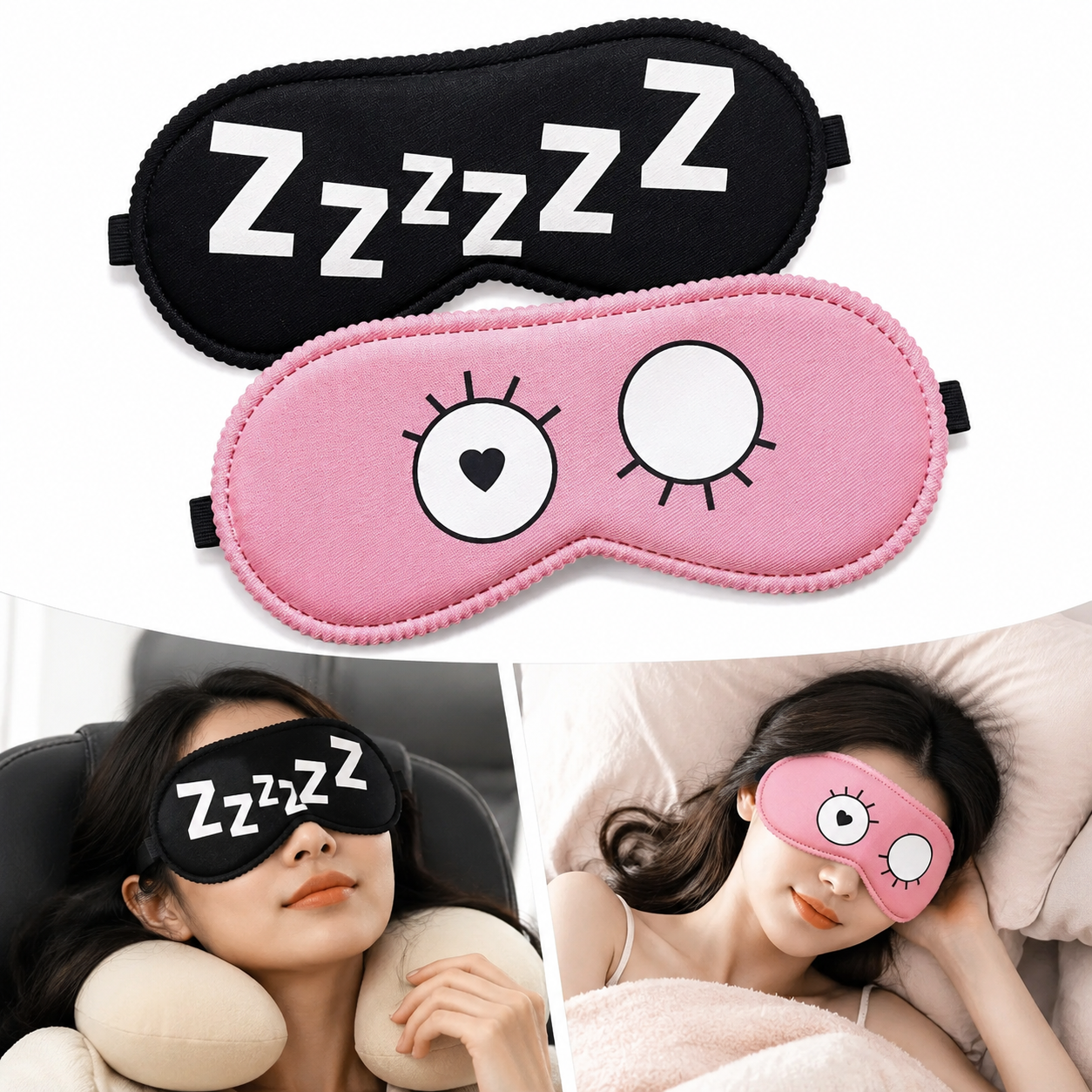 Cartoon Eye Mask. Students Wea - Travel Accessories Us recensione e prezzo