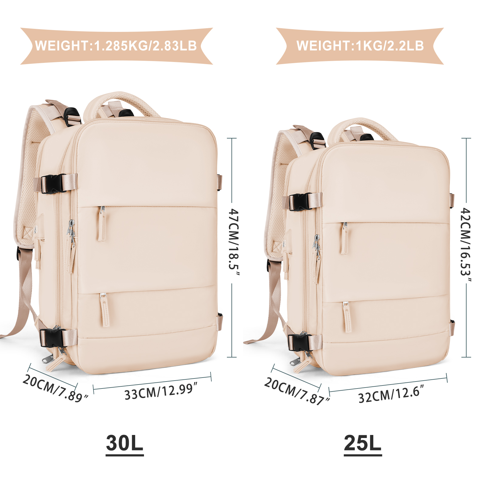 Large Travel Backpack for Men  - Shoe Bag Travel recensione e prezzo