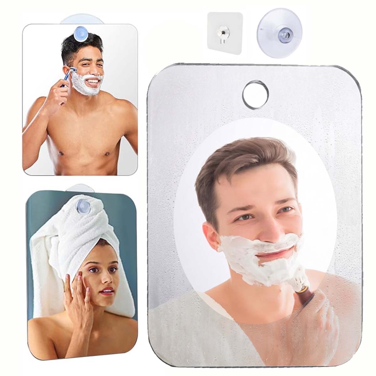 Acrylic Fog Free Mirror Set Wi - Travel Accessories Needed recensione e prezzo