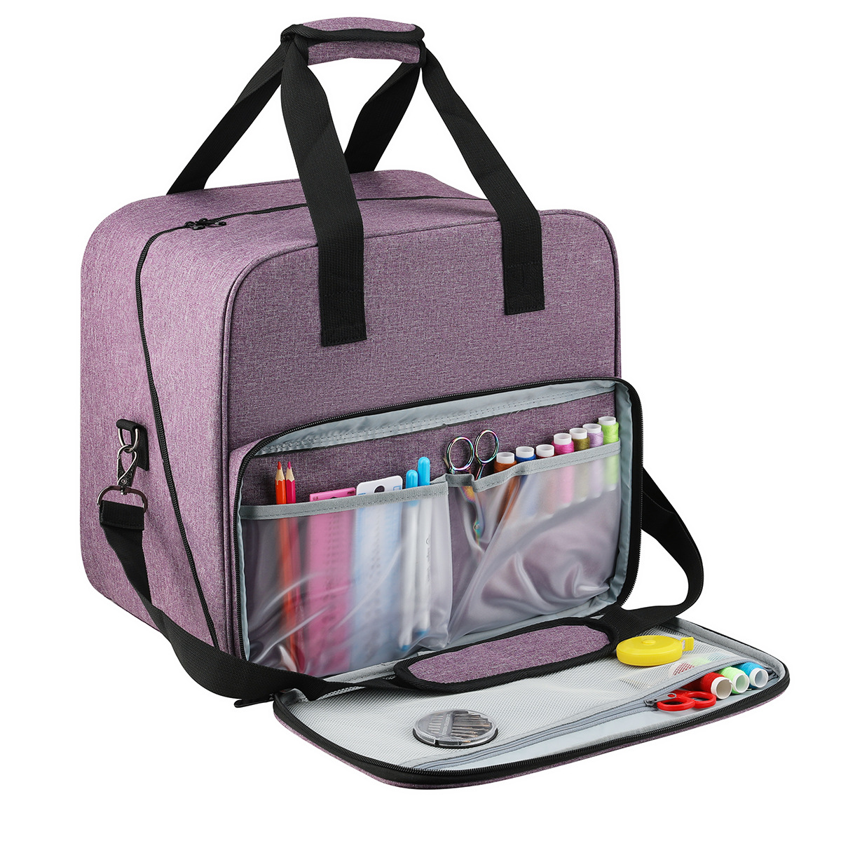 Large Sewing Machine Bag Gray  - Travel Accessories To Sew recensione e prezzo