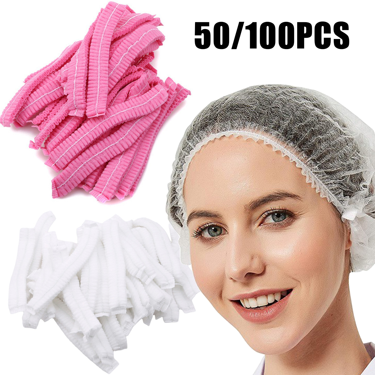 50/100PCS Waterproof Hair Nets - Travel Accessories Needed recensione e prezzo