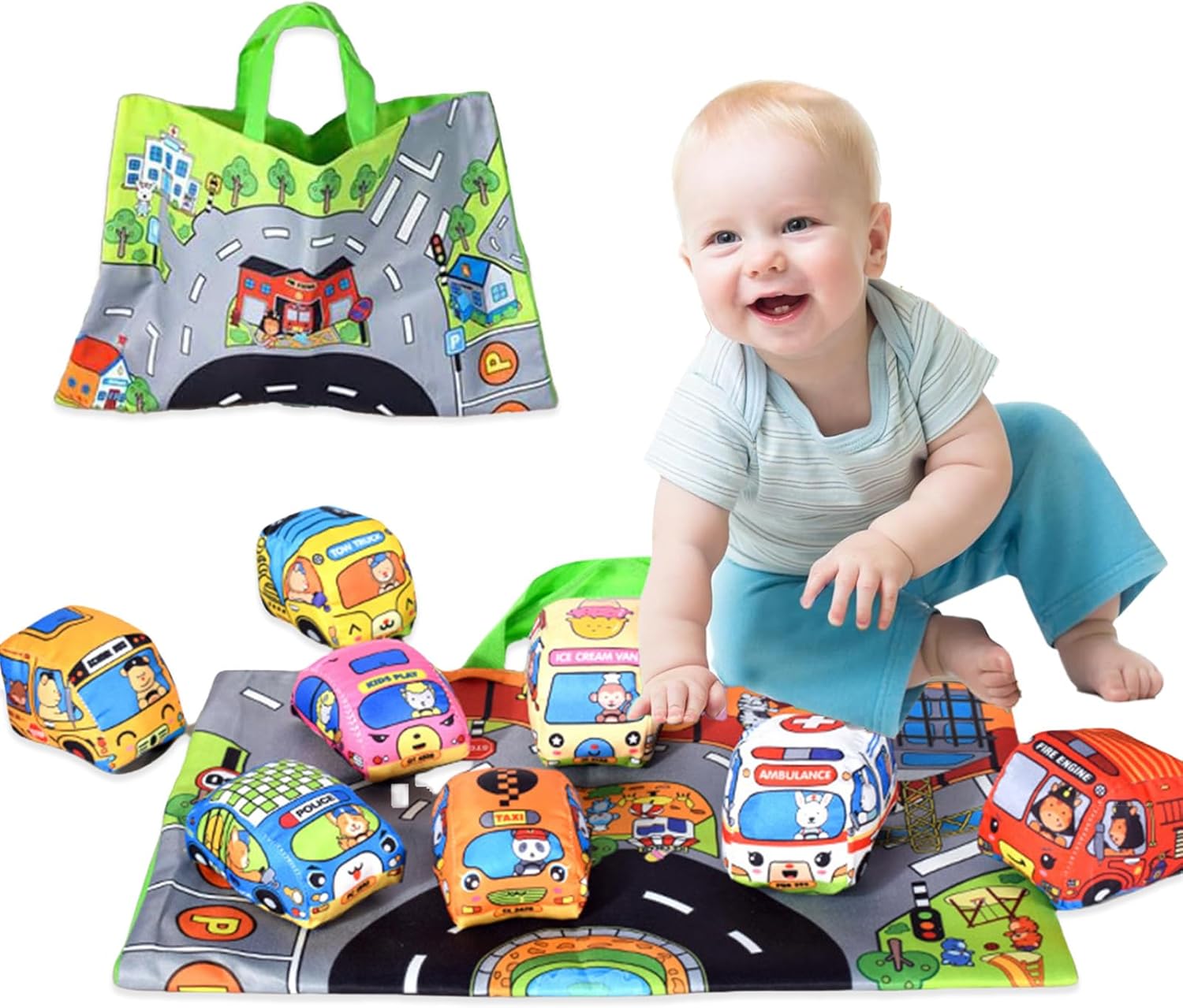 Soft Fabric Car Toy for Babies - Travel Accessories With Baby recensione e prezzo