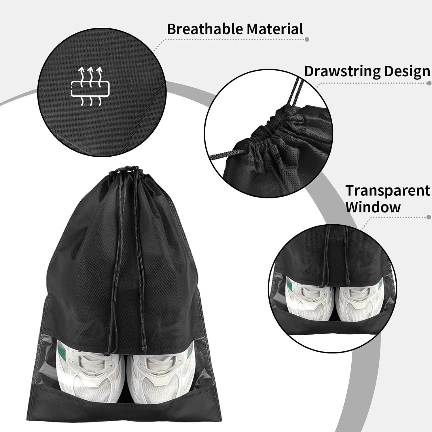 12 Pack Large Shoe Bags with C - Shoe Bag Travel recensione e prezzo