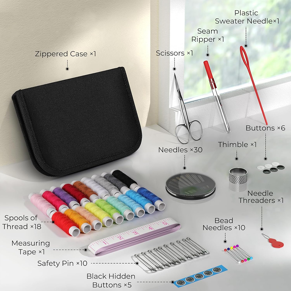 Sewing Kit with 86 Sewing Acce - Travel Accessories To Sew recensione e prezzo