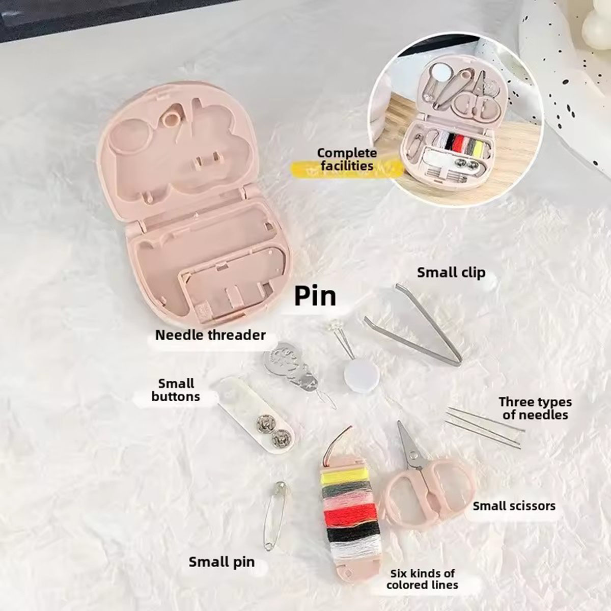 Mini Manual Sewing Machine Kit - Travel Accessories To Sew recensione e prezzo
