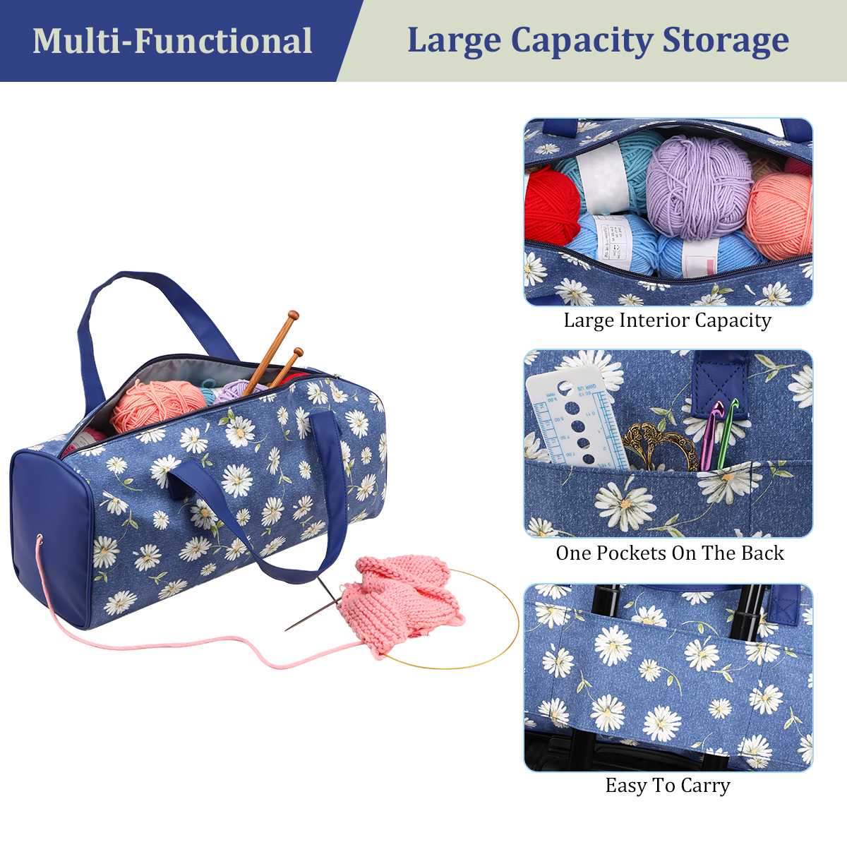 Portable Yarn Crochet Hooks St - Travel Accessories To Sew recensione e prezzo