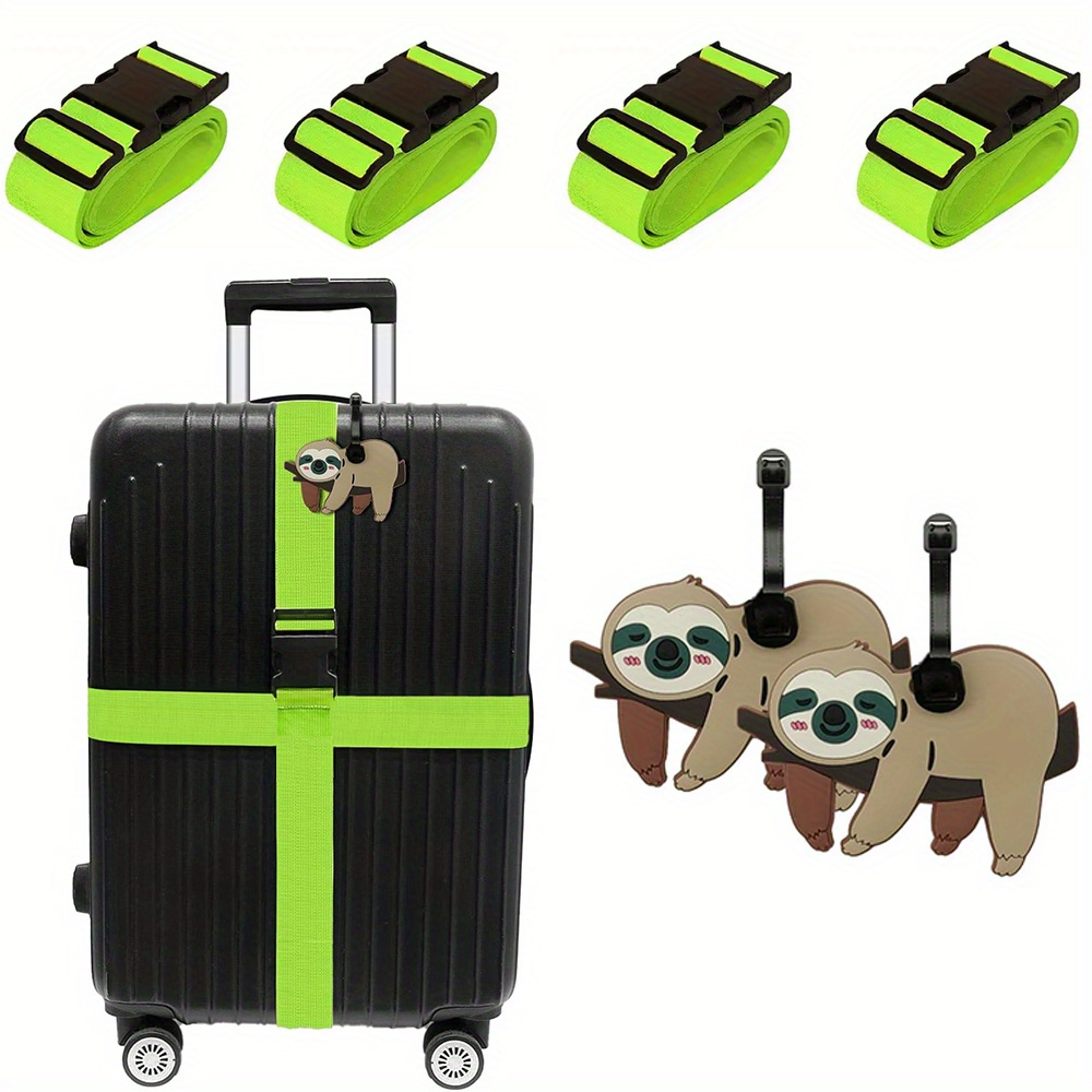 6 Pack Luggage Straps Luggage  - Travel Accessories In Bulk recensione e prezzo